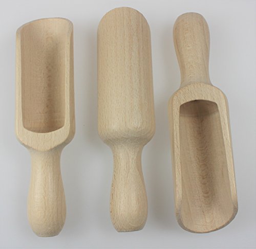 DB - Juego de 3 palas de servir de madera, 17 cm (C5)