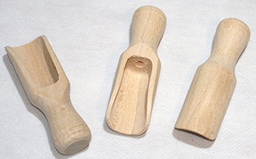 Db - Juego de 3 palas de servir de madera de 10,5 cm (C3)