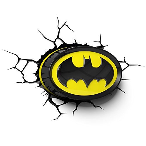 DC Comics 3DLIGHTFX - Lámpara 3D Batman Logo en 3D