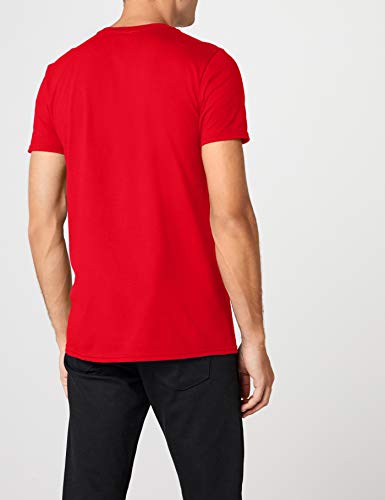 DC Comics - Camiseta de Flash con cuello redondo de manga corta para hombre, Rojo, XX-Large