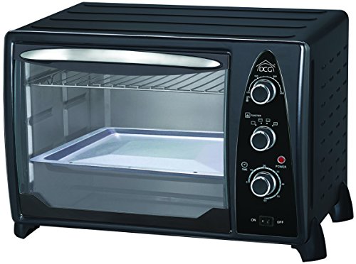 DCG Eltronic MB9835 N - Horno (35 L, Eléctrico, 35 L, 1600 W, 230 V, 50 Hz) Negro, Plata