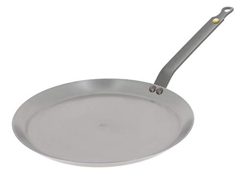 DE BUYER 5615.24 Mineral B Element - Sartén para Crepes (chapada en Acero, 24 cm)