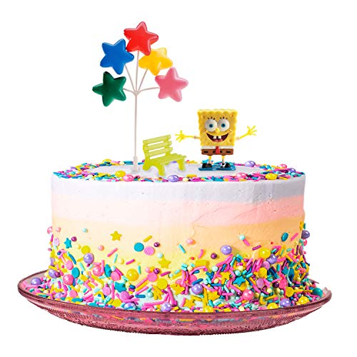 Dekora 302014 Decoracion Para Tartas Con La Figura De Bob Esponja De Pvc, 5.00 X 11.00 X 23.00 Cm, Multicolor