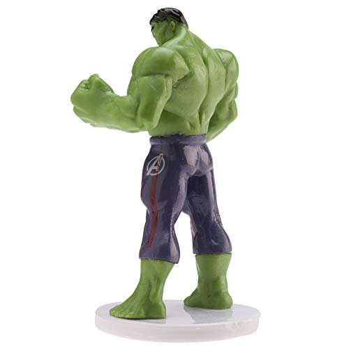 Dekora-347169 Decoracion para Tartas con la Figura de Hulk de 9 cm, Color verde (347169)