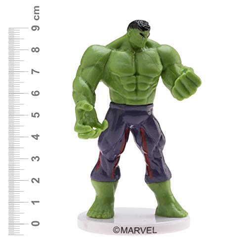 Dekora-347169 Decoracion para Tartas con la Figura de Hulk de 9 cm, Color verde (347169)