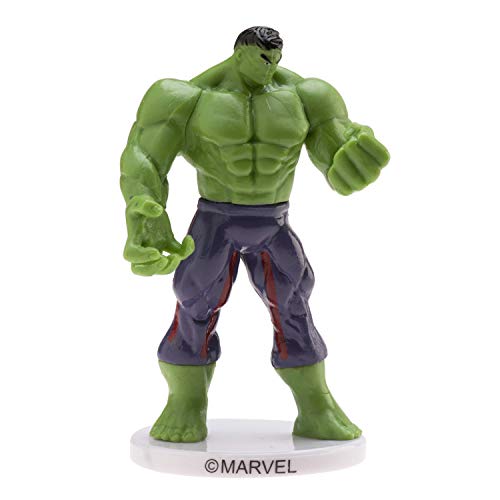 Dekora-347169 Decoracion para Tartas con la Figura de Hulk de 9 cm, Color verde (347169)