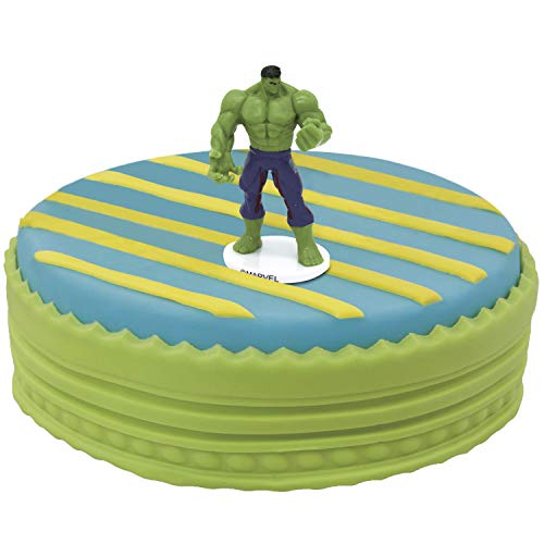 Dekora-347169 Decoracion para Tartas con la Figura de Hulk de 9 cm, Color verde (347169)