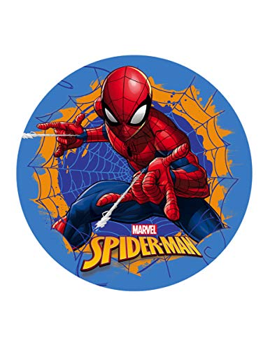 Dekora- Decoracion Tartas de Cumpleaños Infantiles en Disco de Oblea de Spiderman-20 cm (114398)