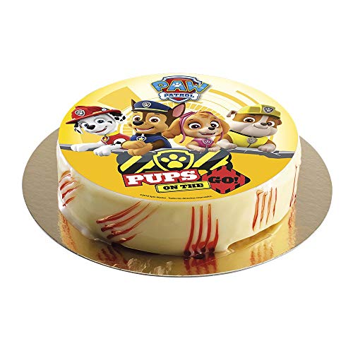 Dekora - Paw Patrol Decoracion Tartas de Cumpleaños, 20 cm, Multicolor, 160129