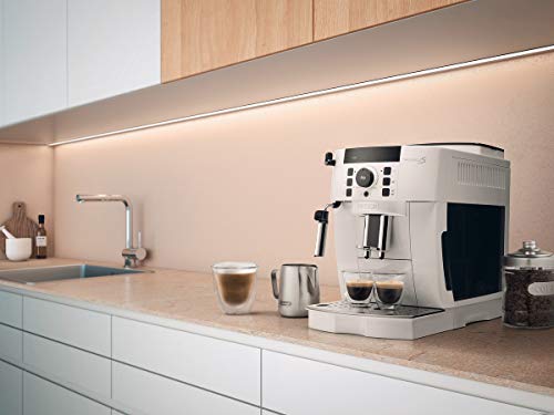 De'Longhi ECAM 21.110.W Cafetera automática, 1450 W, 1.8 litros, plástico, Blanco