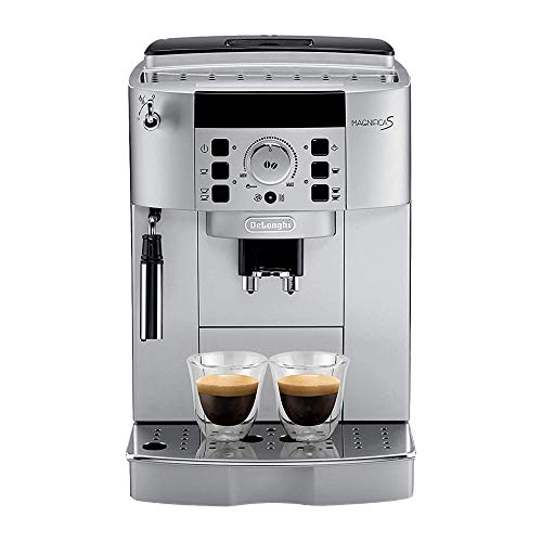 De'longhi Magnifica S Ecam 22.110.SB - Cafetera superautomática, 15 bares de presión, 13 programas ajustables, limpieza automática, sistema cappuccino, color plata