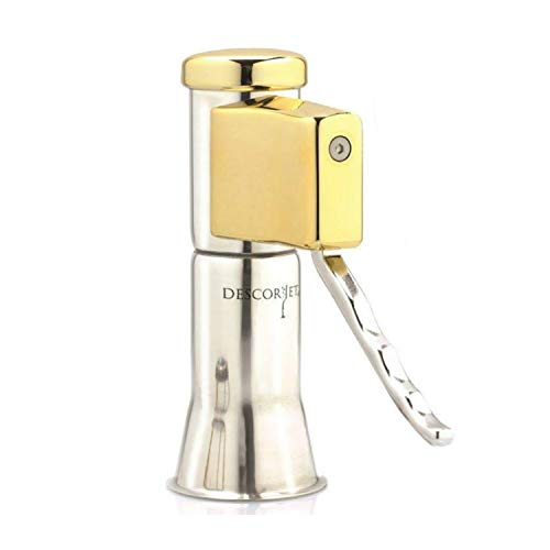 Descorjet® - Abridor de botellas de Cava o Champagne Destapador de Corchos para botellas de vinos espumantes, Saca corchos de espumante, ideal regalo o utensilio de cocina (Descorjet® Gold)