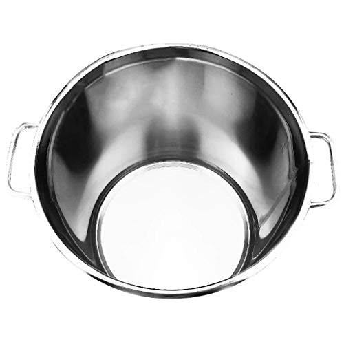 Detazhi Acero Inoxidable Olla Grande y Profunda, Profesional Inducción-Segura Acero Inoxidable de la Olla con Tapa, Apto for Fuentes térmicas Varios (Tamaño: 35 * 20 cm (18L)) Size : 50 * 26cm(50L)