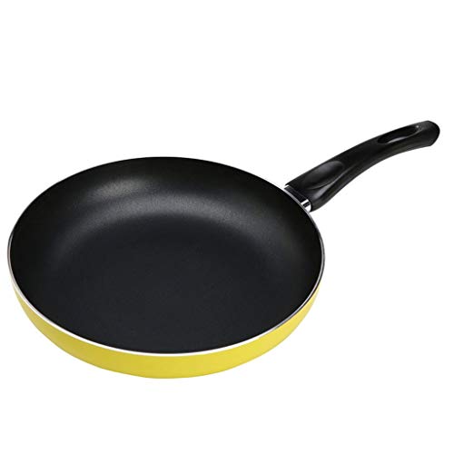 DFZJJ Sartén- Sartén de 24 cm Sartén Antiadherente Sartén sin freír Pancake Pancake Pot Omelette Pan Induction Cooker Universal (Color : Green, Size : 24cm)