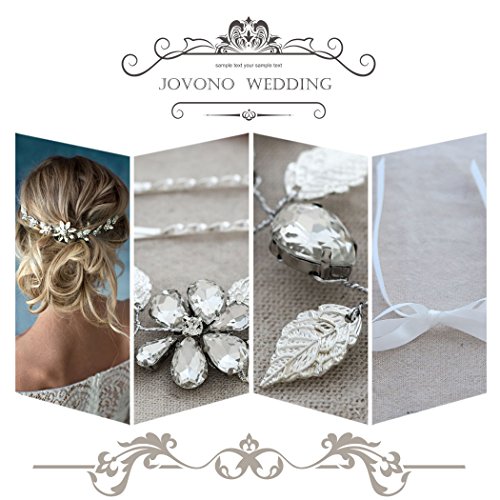 Diadema Jovono, tocado para decorar el cabello de la novia en bodas, ideal para mujeres y niñas