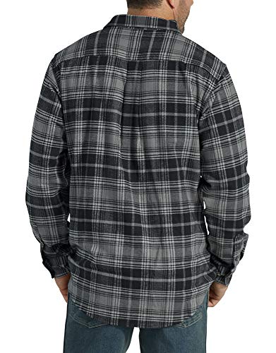 dickies Men's Long Sleeve Heavyweight Flannel Shirt