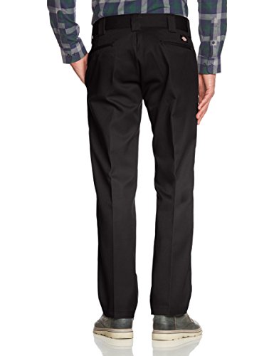 Dickies Slim Fit Straight - Pantalones para hombre, Negro (Black), W36/L34