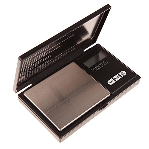 Digital báscula de café, precisión 1000g 0,1g pantalla LCD portátil báscula, para cocina, joyas