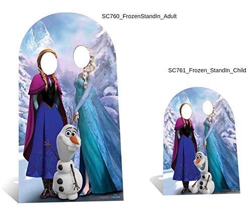 Disney - Decorado de cartón tamaño real para fotos, diseño de Frozen