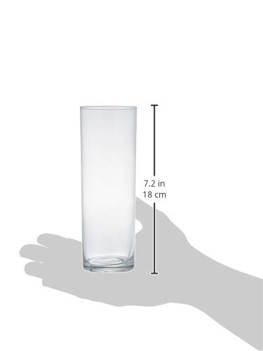 Dkristal Asturias Vaso para Combinados, 0.4 L, Cristal, 5.8x5.8x16.3 cm, 6 Unidades