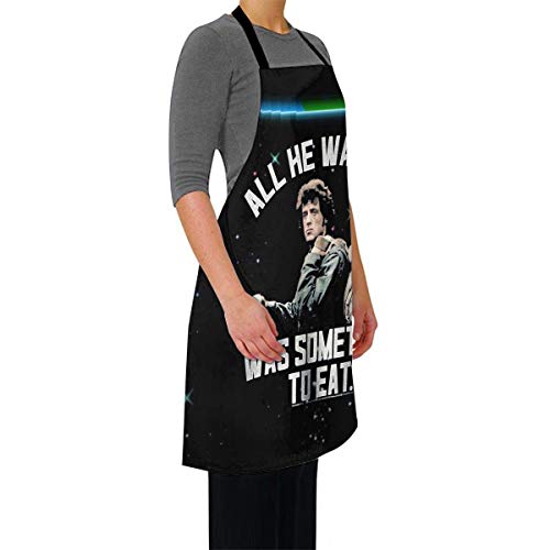 DODOD Delantal John J. Rambo Something to Eat Women's Adjustable Bib Men Waterproof Cooking Home Kitchen Apron