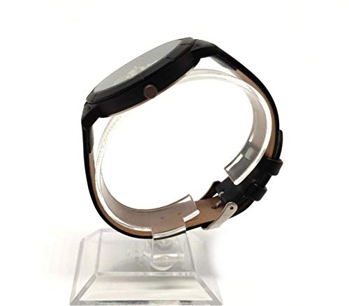 Dog Chef hace postre personalizado reloj casual correa de cuero negro reloj de pulsera para hombres y mujeres, unisex