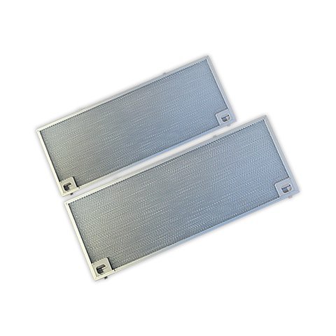 DOJA Industrial | Filtro metalico Campana Compatible con TEKA CNL-2002 | TEKA Kit 2 Unidades 185x510 mm / 210x545 mm