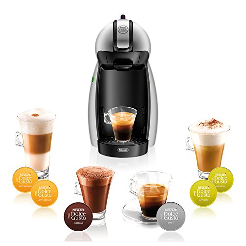 Dolce Gusto Piccolo EDG201.S - Cafetera de cápsulas, 15 bares de presión, color plateado