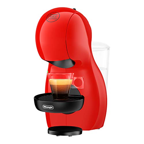 Dolce Gusto Piccolo XS EDG210.R Cafetera de cápsulas, 15 bares de presión, diseño compacto, 1400 W, Steel, Rojo