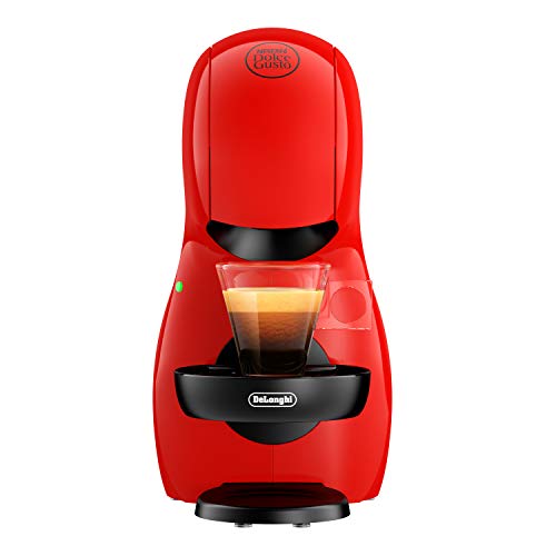 Dolce Gusto Piccolo XS EDG210.R Cafetera de cápsulas, 15 bares de presión, diseño compacto, 1400 W, Steel, Rojo