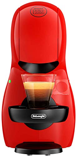 Dolce Gusto Piccolo XS EDG210.R - Cafetera de cápsulas con 15 bares de presión, 0.8L, con tres packs de café, color rojo