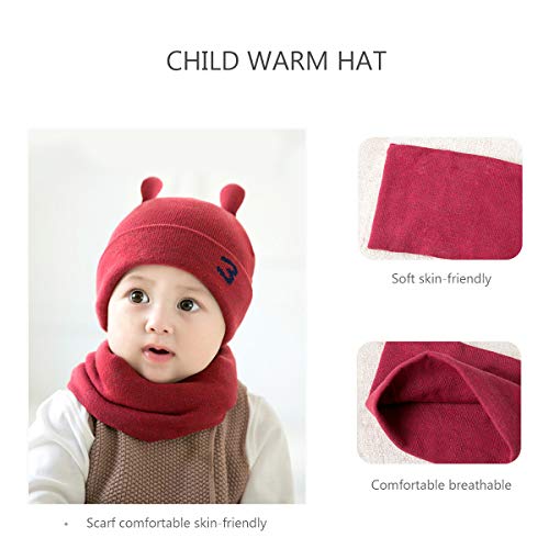 DORRISO Gorra de Bebe Otoño Invierno Cómodo Calentar Pequeña Gato Gorro Linda Sombrero de Niño Adecuado para Bebé de 1-4 años