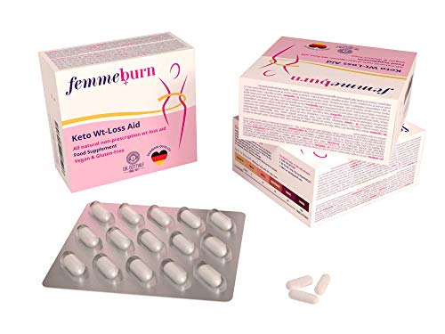 Dr. Gotthilf 1927 Femmeburn | Quemador De Grasa Para Mujeres | Píldoras Keto Para Pérdida De Peso| Supresor Del Apetito | Quemagrasa Natural | 60 Cápsulas Veganas