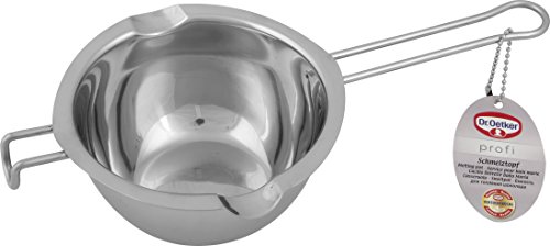 Dr. Oetker cacillo derretir baño maría acero inoxidable. Color inox. 26x14x6cm. 1 ud.