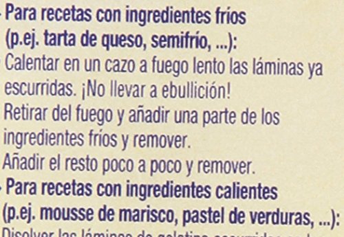 Dr. Oetker - Gelatina en láminas - 12 láminas