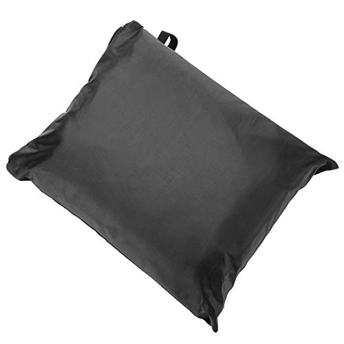 Duokon - Cubierta Protectora contra la Intemperie para radiadores de terraza con Forma piramidal (Tejido Oxford Transpirable, 81,5 x 225 cm), Color Negro