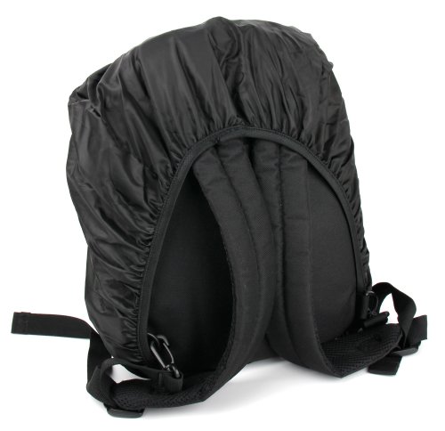 DURAGADGET Mochila De Nylon con Compartimentos para Cámara Pentax K10D / K10D Grans Prix / K100 / K100D / K100D Super / K110D + Funda Impermeable Fotografiar Bajo La Lluvia!