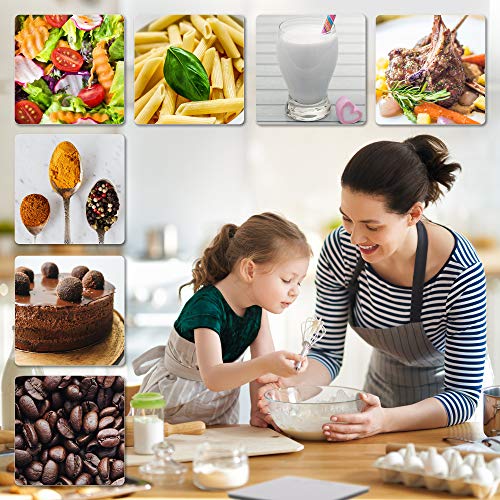 Duronic KS1080 Báscula de cocina digital 20x18.5cm – Pantalla LDC con lectura de dígitos fácil – Peso máximo 10kg – Función tara – Mide en gramos, libras, onzas fluidas y mililítros – Color gris