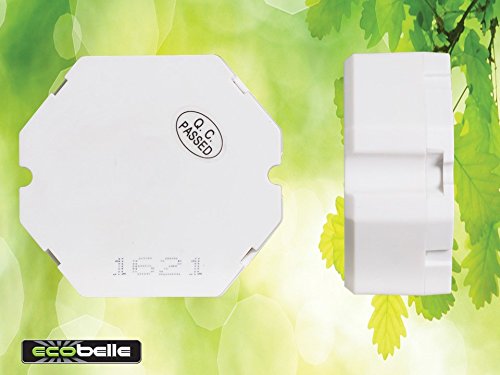 ECOBELLE® Smart Dimmer/Regulador de intensidad por bombillas LED (max 150W) y iluminación tradicional (max 200W), 1-200W, Traling Edge