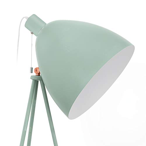 EGLO Dundee iluminación de suelo Verde E27 60 W - Iluminación de suelo (Verde, Acero, IP20, II, E27, 60 W)