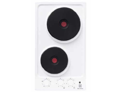 Electrolux EHS3920HOW hobs - Placa (Incorporado, Eléctrico, Esmaltado, Giratorio, Parte Superior Delantera, 1.1m) Color Blanco