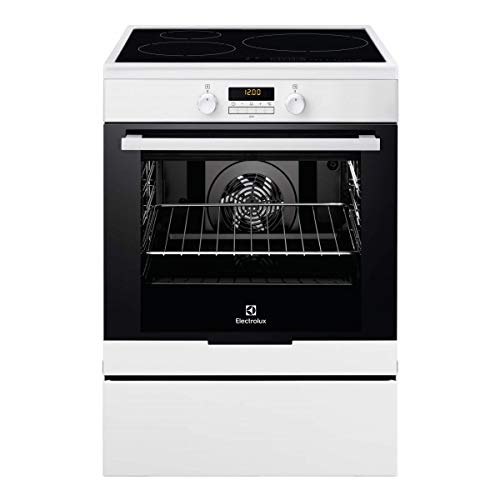 Electrolux EKI6771TOW - Cocina (Cocina independiente, Negro, Blanco, Botones, Sensor, Parte superior delantera, Con placa de inducción, Pequeño)