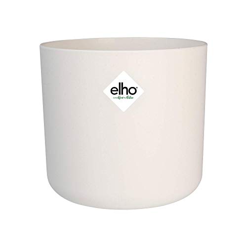 Elho B. For Soft - Maceta redonda, blanco claro, 18 cm