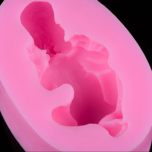 EMORE. Lindo molde de silicona con forma de bebé para decoración de ponquecitos.