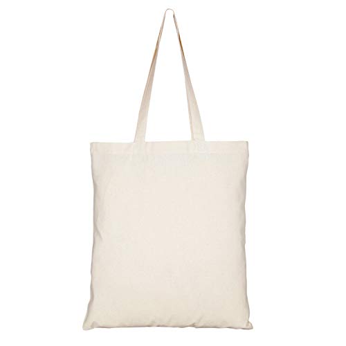 Eono Bolsos Tote Para Mujer, Bolsas de la compra Reutilizables, De Lona Bolso Bandolera, Algono Bolsas de Supermercado, Regalo Tote Bag, Bolsa de Playa, Bolsa de Hombro, Bolsa de Libros | 0101A04