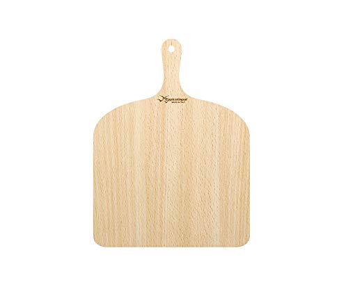 Eppicotispai - Pala para pizza, pala para pizza, pizza, madera de abedul, también disponible en un conjunto, 30 x 41,5 cm, madera, 1 unidad