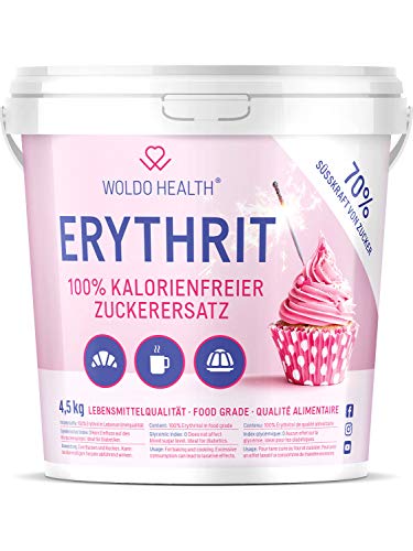 Eritritol 4.5 kg edulcorante sin calorías - Natural y Bajo en Calorías