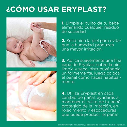 Eryplast Lutsine E45 - Pasta al Agua Crema Pañal Bebé - 200 gr