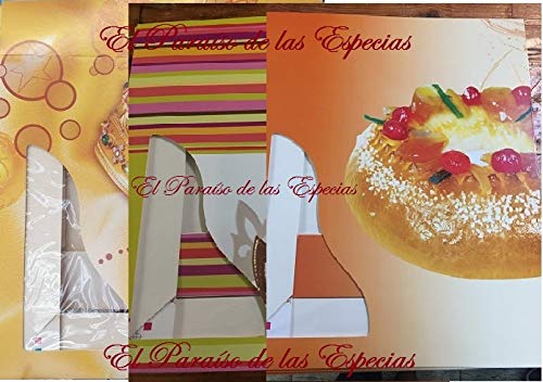 Extra Grande Caja para Roscón de Reyes 10 Unidades 40 cm x 40 cm, Caja Repostería