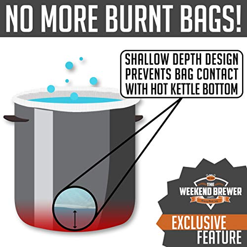 Extra Large Reusable Drawstring Brew in a Bag by The Weekend Brewer